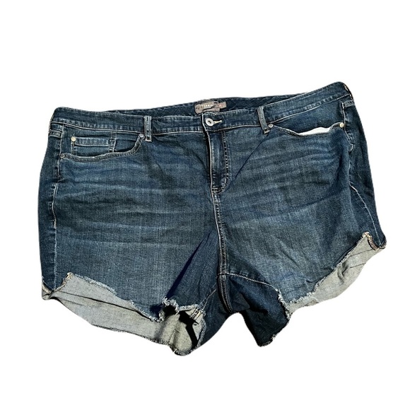 torrid Pants - Torrid  26 Blue Cut Off Jean Shorts